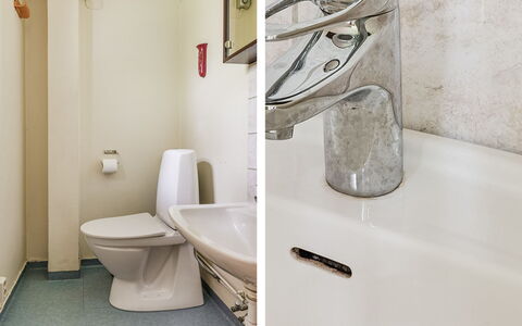 Högvallen Emma Elden: Plumbing Fixture, Tap, Bathroom Sink, Product, Toilet, Toilet Seat, Bathroom, Interior Design, House, Floor