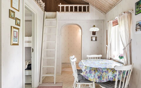 Hökagården: Furniture, Property, Picture Frame, Building, Table, Chair, Wood, Door, Window, Interior Design