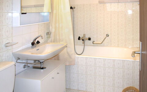 Thyon-Les Collons 644: Bathroom, Tile, Room, Property, Tap, Plumbing Fixture, Wall, Floor, Interior Design, Architecture