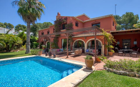 Villa Adelfa: Plant, Water, Sky, Property, Building, Azure, Swimming Pool, Tree, Architecture, Residential Area