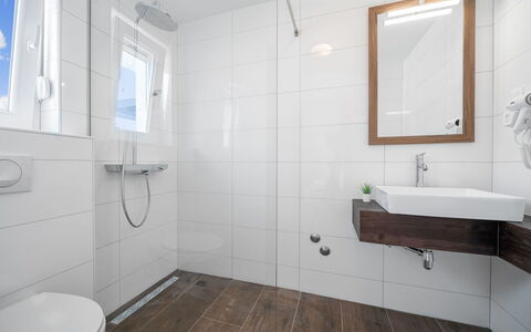 Villa Loreta: Bathroom, Property, Room, Tile, Floor, Plumbing Fixture, Interior Design, Wall, Building, Real Estate
