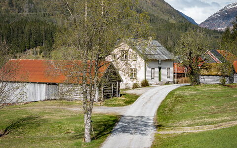 Elvehuset: Grass, House, Rural Area, Cottage, Home, Highland, Landscape, Land Lot, Roof