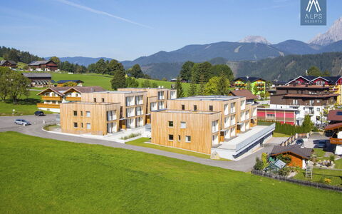 Schladming 40: Sky, Building, Property, Plant, Cloud, Natural Landscape, Tree, Land Lot, Mountain, Window