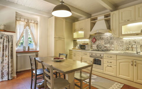 Piero: Furniture, Table, Countertop, Cabinetry, Chair, Wood, Kitchen, Lighting, Interior Design, Flooring