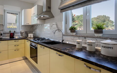Dream House: Countertop, Property, Kitchen, Room, Cabinetry, Furniture, Interior Design, Building, Floor, Kitchen Stove