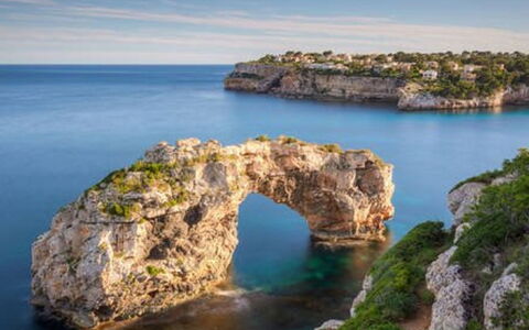 Cala Santanyí Beach House Jm: Water, Sky, Water Resources, Cloud, Azure, Natural Landscape, Plant, Lake, Coastal And Oceanic Landforms, Watercourse