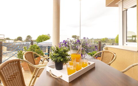 Cap Roig: Interior Design, Yellow, Room, Property, Flowerpot, Real Estate, Table, Furniture, House, Floor