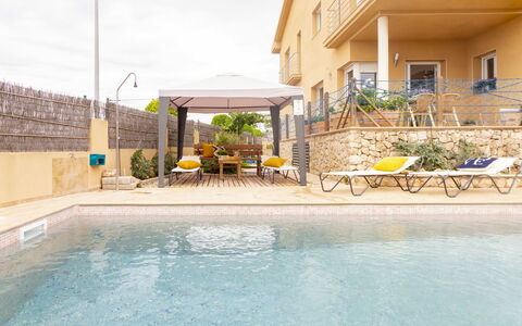 Cap Roig: Water, Furniture, Property, Swimming Pool, Chair, Building, Azure, Plant, Sky, Outdoor Furniture