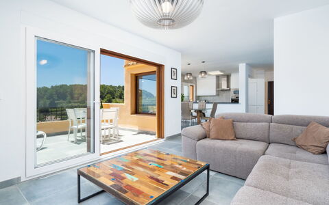 Miramar: Living Room, Property, Room, Furniture, Interior Design, Coffee Table, Building, House, Ceiling, Table