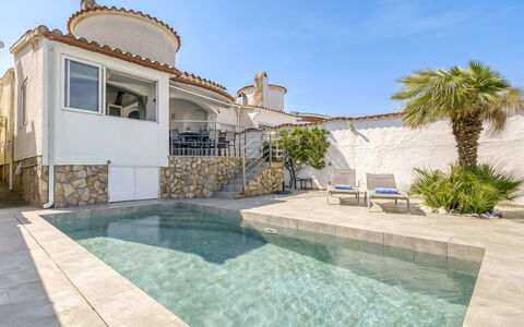 Sunset: Water, Sky, Plant, Property, Building, Azure, House, Swimming Pool, Tree, Leisure