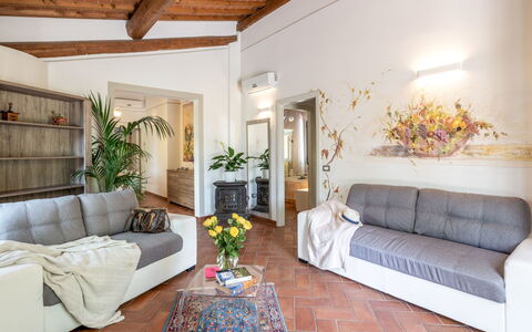 Villa Lavinia: Room, Furniture, Property, Living Room, Interior Design, Building, Ceiling, Wall, Real Estate, Floor