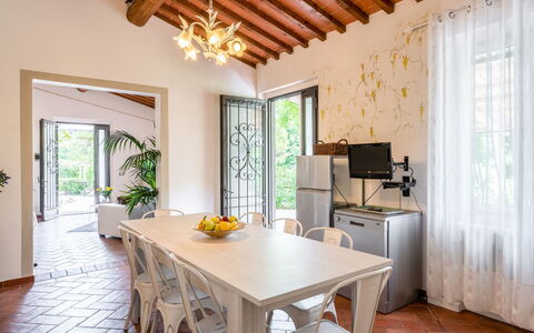 Villa Lavinia: Room, Property, Furniture, Building, Interior Design, Ceiling, Floor, House, Dining Room, Table
