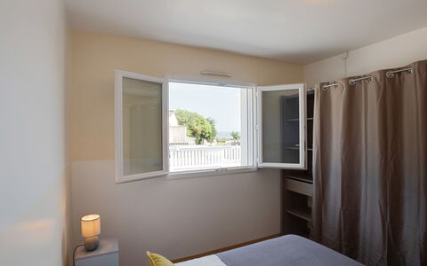 Maison de Kerfilly: Room, Furniture, Property, Bedroom, Bed, Interior Design, Bed Frame, Ceiling, Building, Floor