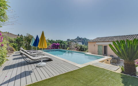 La Colle du Turc: Property, Swimming Pool, Real Estate, House, Building, Architecture, Vacation, Villa, Estate, Home