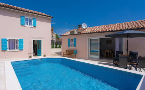 Mala Mare: Water, Sky, Building, Window, Property, Swimming Pool, Blue, Azure, Plant, Shade