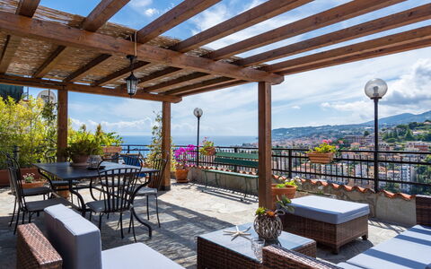 Villa Peiranze: Property, Building, Real Estate, House, Home, Patio, Room, Roof, Interior Design, Estate