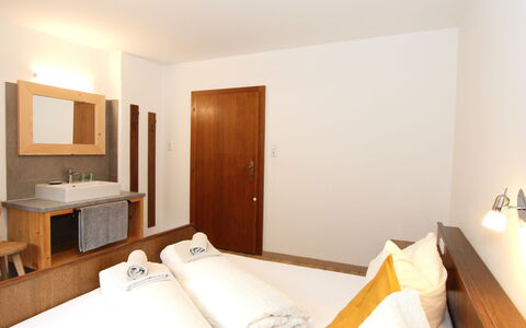 Sonnblick: Interior Design, Furniture, Flooring, Wall, Floor, Wood, Bed, Bedroom, Ceiling, Room