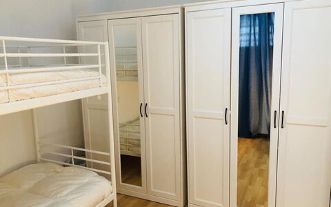 Bellevue: Room, Furniture, Property, Bed, Cupboard, Bedroom, Wardrobe, Door, Hostel, Building
