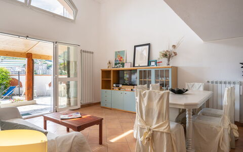 Villa Lamarmora: Room, Property, Building, Interior Design, Furniture, Ceiling, Floor, House, Table, Real Estate