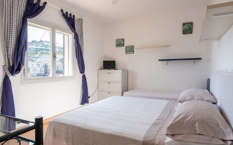 Villetta Laura: Bedroom, Bed, Room, Furniture, Property, Bed Sheet, Bedding, Bed Frame, Mattress, Interior Design