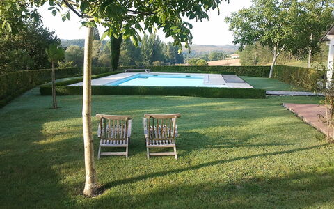 Lapeyriere: Grass, Lawn, Property, Backyard, Yard, Tree, House, Artificial Turf, Garden, Land Lot