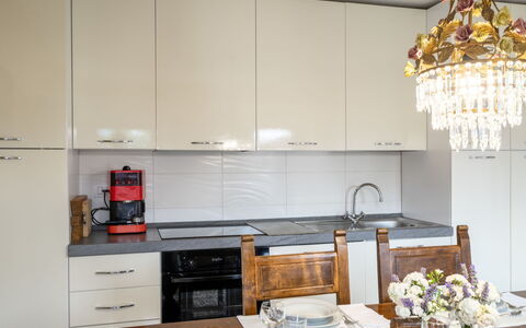 Rachele: Room, Kitchen, Property, Countertop, Furniture, Cabinetry, Interior Design, House, Building, Home