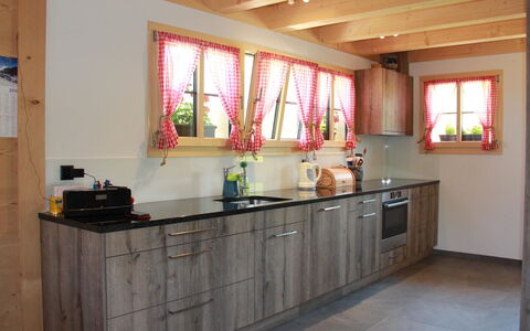 Alphaus Hasler: Countertop, Cabinetry, Property, Window, Kitchen, Building, Wood, Interior Design, Tap, House