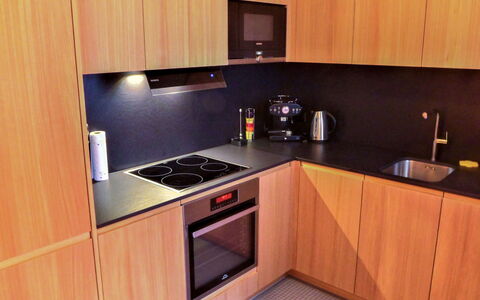 Armina: Kitchen Appliance, Kitchen, Wood, Flooring, Major Appliance, Countertop, Cabinetry, Interior Design, Home Appliance, Floor