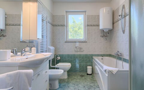 Eugen: Mirror, Tap, Plumbing Fixture, Sink, Bathroom Sink, Azure, Bathroom, Purple, Interior Design