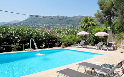 Vence 609: Water, Sky, Property, Swimming Pool, Plant, Azure, Tree, Chair, Shade, Building