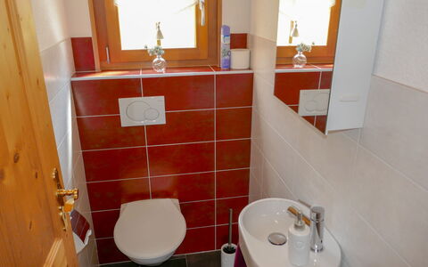 Nendaz 635: Sink, Plumbing Fixture, Property, Bathroom Sink, Mirror, Tap, Bathroom, Purple, Interior Design, Wood