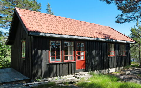 Førevanns Hytta: Plant, Sky, Window, Property, Building, Tree, Wood, Cottage, Door