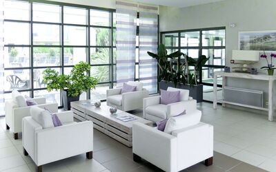 Saint Palais sur Mer 651: Plant, Furniture, Property, Shelf, Couch, Table, Flowerpot, Houseplant, Building, Window