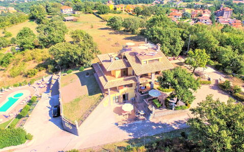 I Gigli di Montefiascone: Residential Area, Estate, Bird'S-Eye View, Hacienda, Eco Hotel, Resort, Swimming Pool, Villa, Mansion, Landscaping