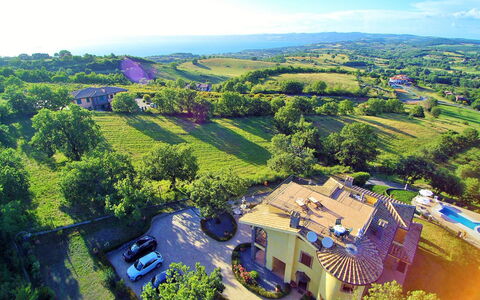 I Gigli di Montefiascone: Aerial Photography, Bird'S-Eye View, Natural Landscape, Property, Rural Area, Landscape, Hill Station, Photography, Real Estate, Estate