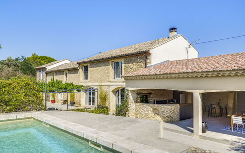 Le Mas des Buis: Sky, Plant, Water, Building, Window, Azure, Door, Tree, House, Land Lot