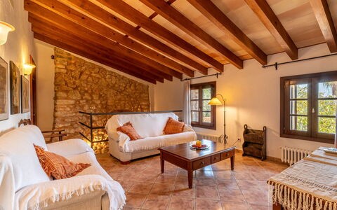 Santa Llucia: Room, Property, Building, Furniture, Interior Design, House, Real Estate, Ceiling, Living Room, Beam