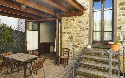Villa Cincinelli: Property, Building, Room, House, Real Estate, Furniture, Interior Design, Cottage, Porch, Home
