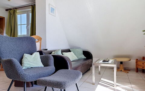 Fip-Ferienpark (Insel Poel): Furniture, Interior Design, Flooring, Floor, Chair, Textile, Living Room, Room, Lighting, Home