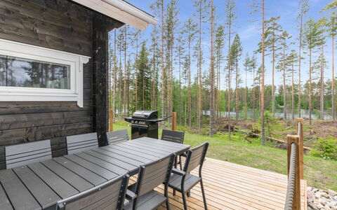 Miilu: Furniture, Chair, Outdoor Furniture, Table, Wood, Outdoor Table, Kitchen & Dining Room Table, Shade, Garden, Umbrella