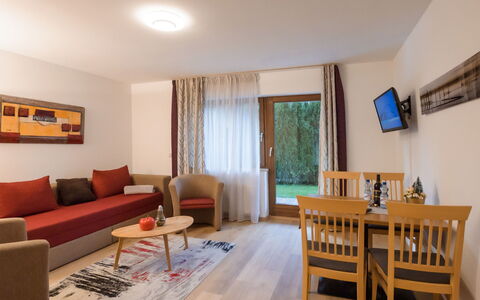 Zell am See 678: Table, Furniture, Couch, Picture Frame, Wood, Chair, Interior Design, Floor, Flooring, Living Room