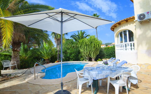 Lucien Marie: Property, Swimming Pool, Building, Real Estate, Umbrella, House, Shade, Patio, Vacation, Home