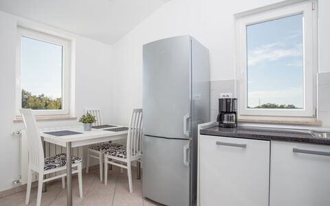 Poreč Nova Vas 107: Room, Property, Furniture, Building, Interior Design, House, Floor, Real Estate, Table, Apartment