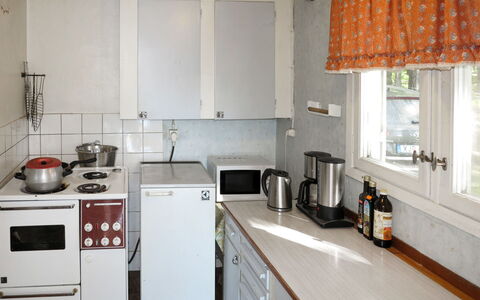 Älgnäs: Countertop, Cabinetry, Kitchen Sink, Property, Kitchen Appliance, White, Window, Kitchen, Sink, Kitchen Stove