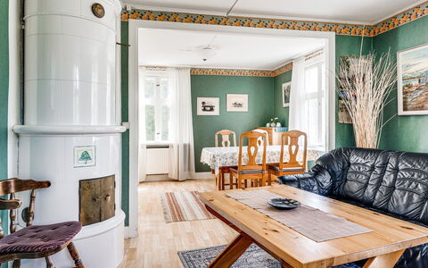 Ilingetorp: Table, Furniture, Couch, Blue, Interior Design, Wood, Building, Flooring, Floor, Comfort