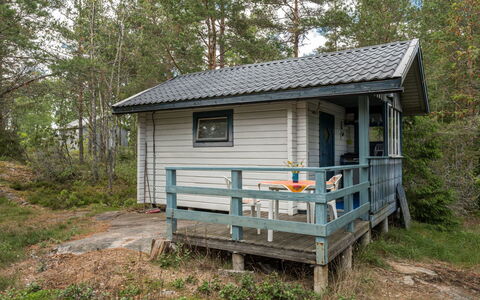 Boda Åsen Jaktstugan: Plant, Property, Window, Tree, Wood, Land Lot, Sky, Cottage, House, Grass