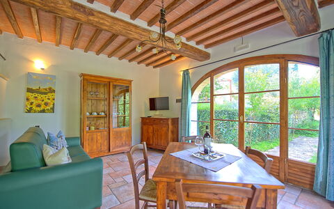 Borgo Mulignone: Property, Room, Building, House, Real Estate, Furniture, Cottage, Home, Ceiling, Interior Design
