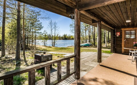 Kesäranta 7: Furniture, Chair, Outdoor Furniture, Table, Wood, Outdoor Table, Kitchen & Dining Room Table, Shade, Garden, Umbrella