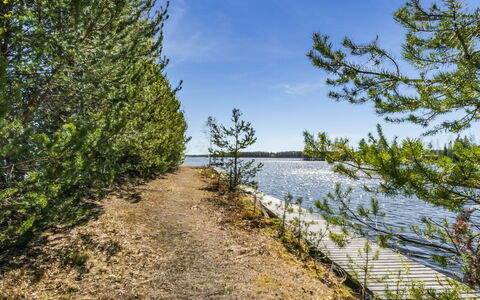 Kesäranta 7: Furniture, Chair, Outdoor Furniture, Table, Wood, Outdoor Table, Kitchen & Dining Room Table, Shade, Garden, Umbrella