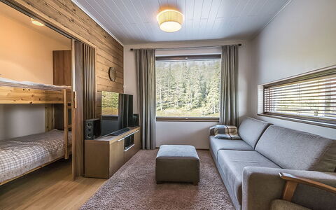 Villa Ylläs 302: Interior Design, Wood, Flooring, Ceiling, Floor, Furniture, Room, Home, Apartment, Wood Stain
